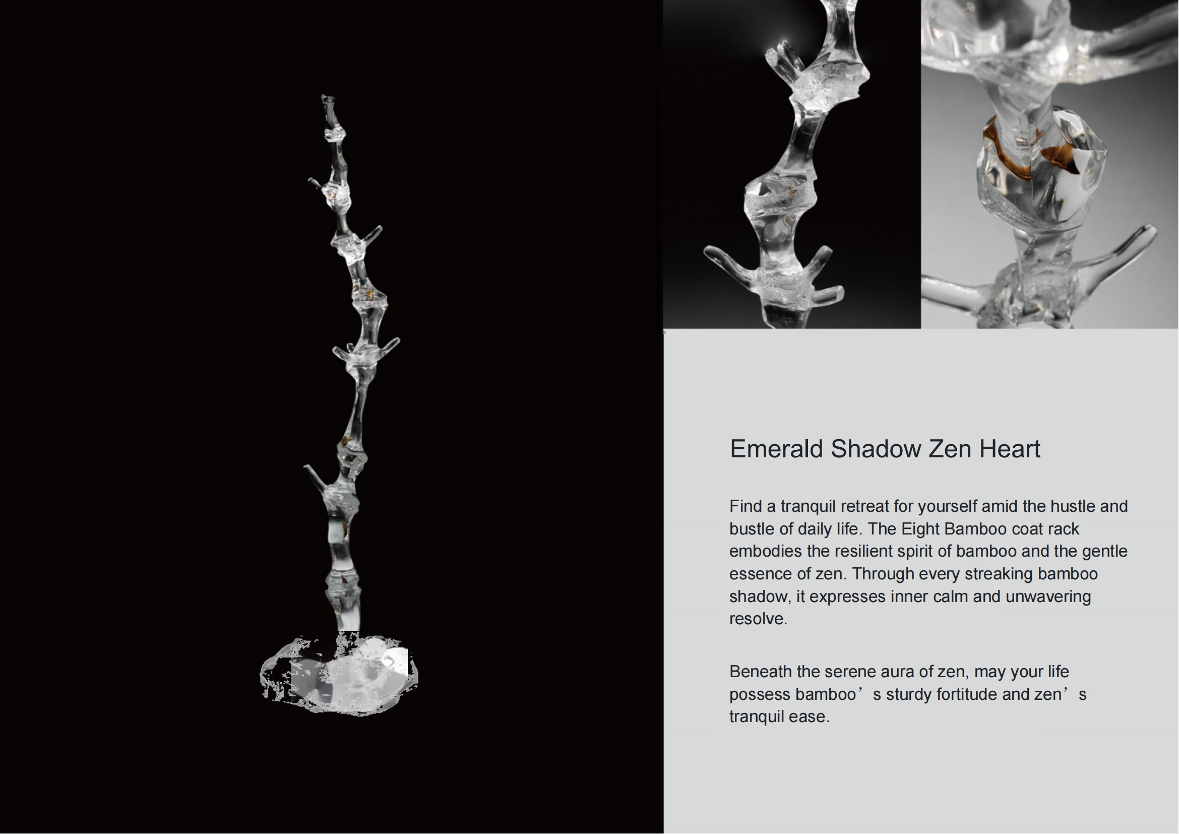 Emerald Shadow Zen Heart (Small)